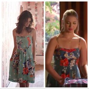 Anthro Moulinette Soeurs Verdant 100% Floral Silk Dress size 10